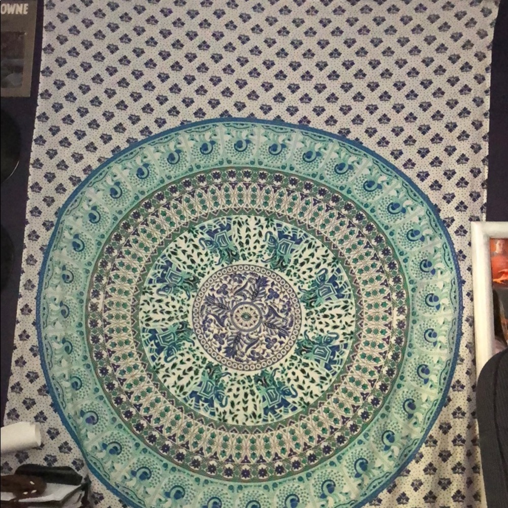 White and Blue mandala